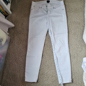 J Crew White Skinny Jeans Size 6